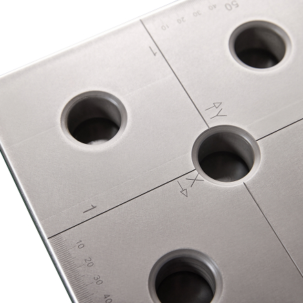 StrongTool platform precision hole detail